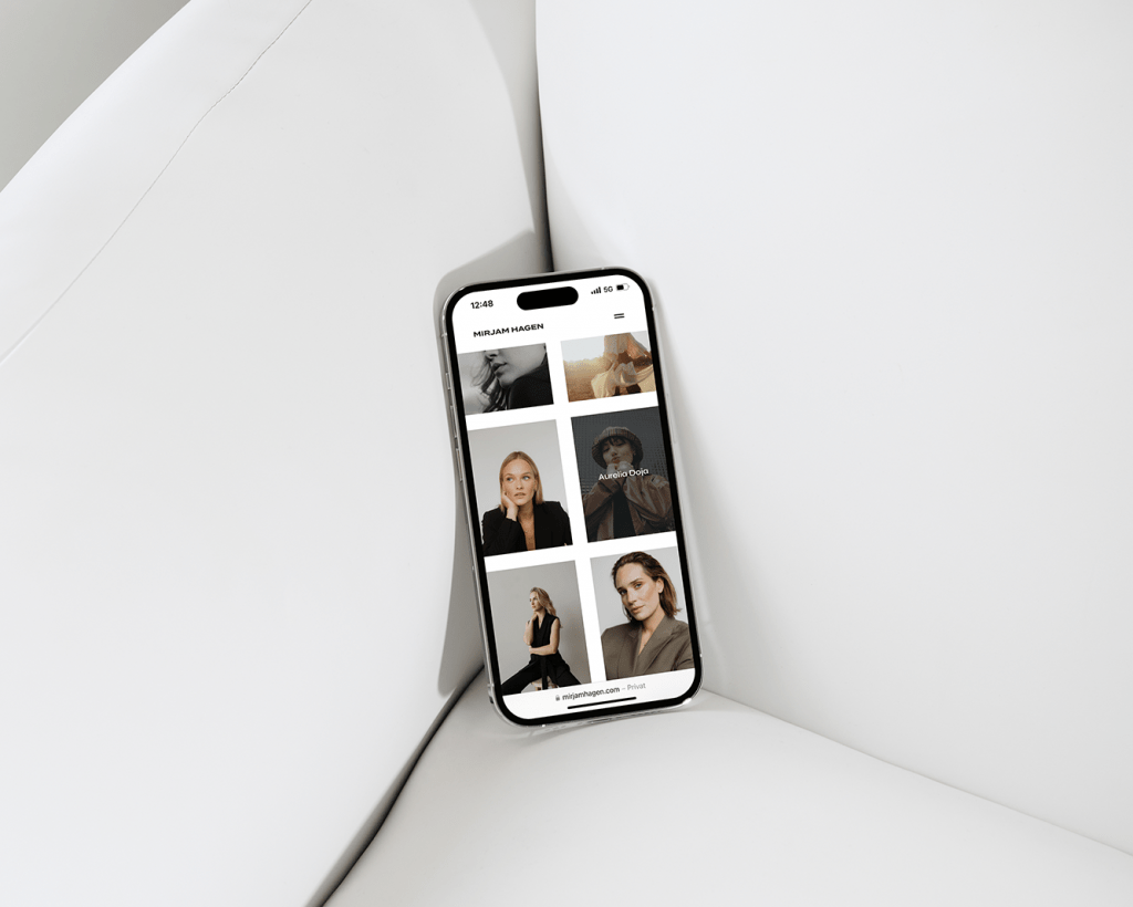 Mirjam Hagen Webdesign Smartphone responsiv Portfolio