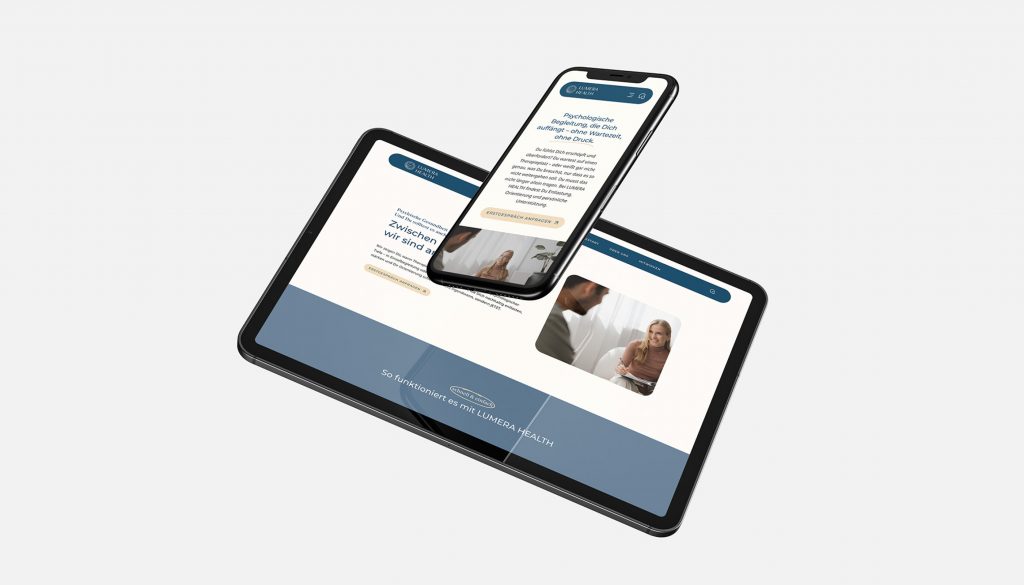 Lumera Health Webdesign Website Branding