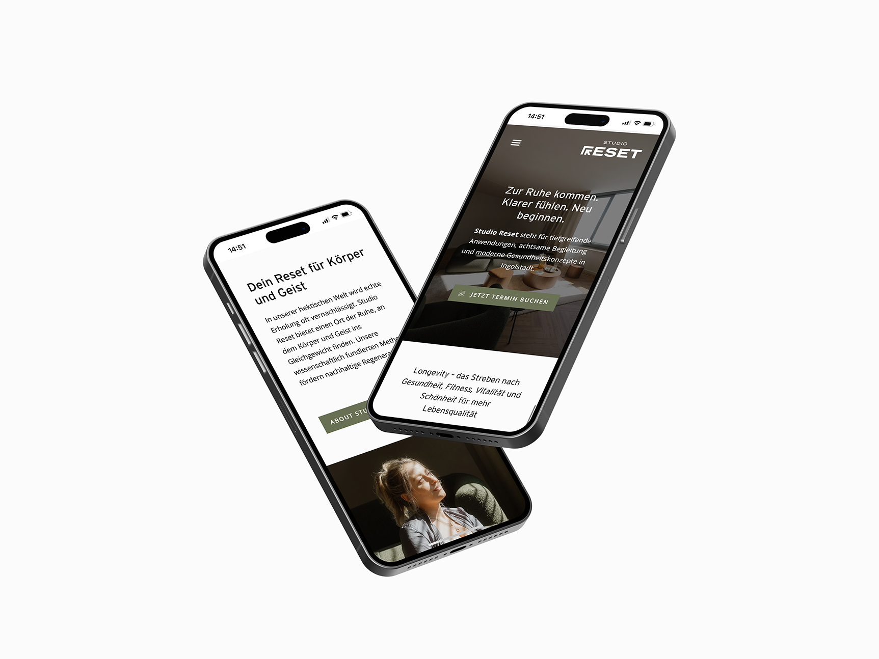 Studio Reset Webdesign Smartphone IPhone responsiv