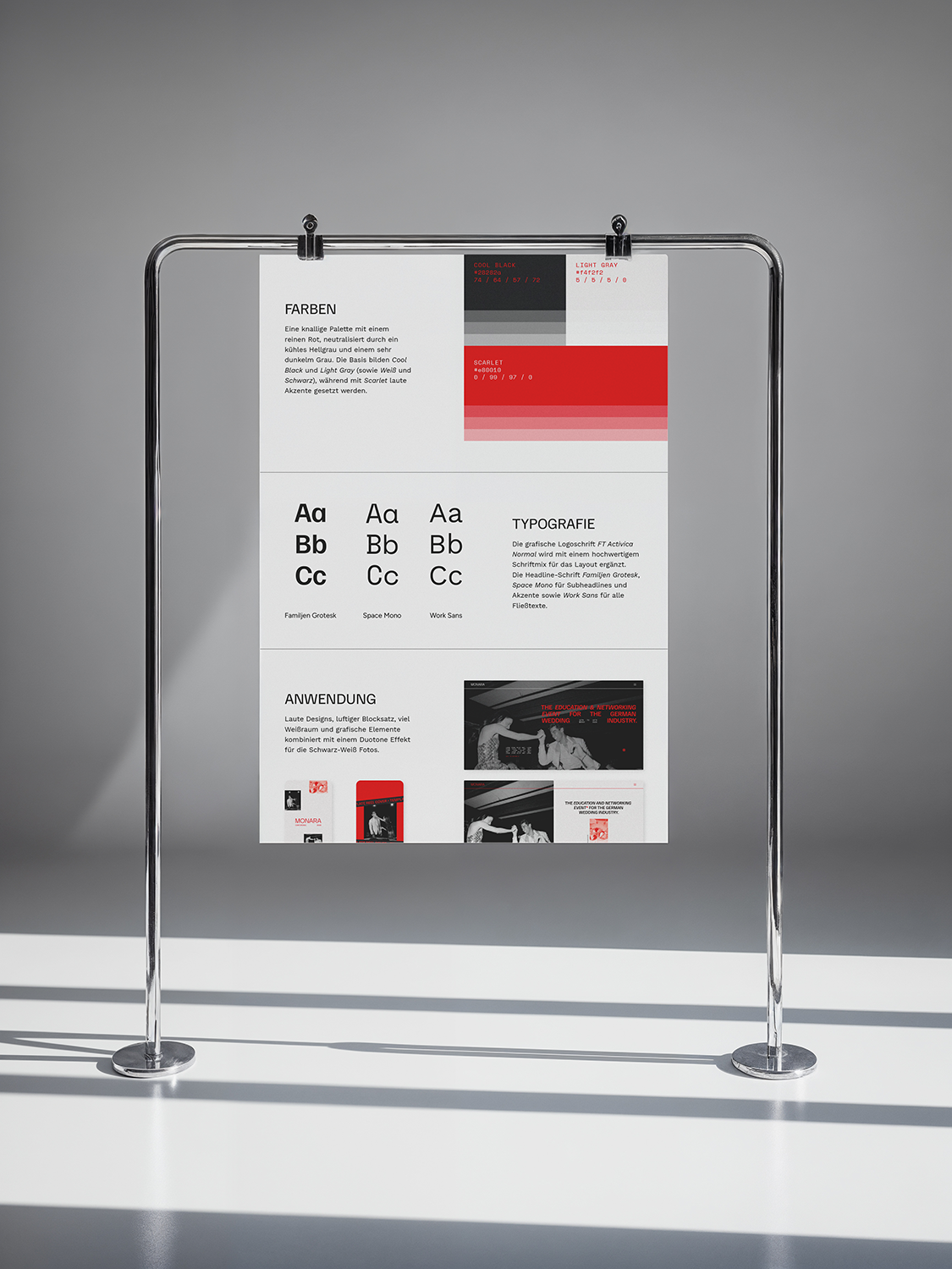 Monara Conference Brandsheet Branding