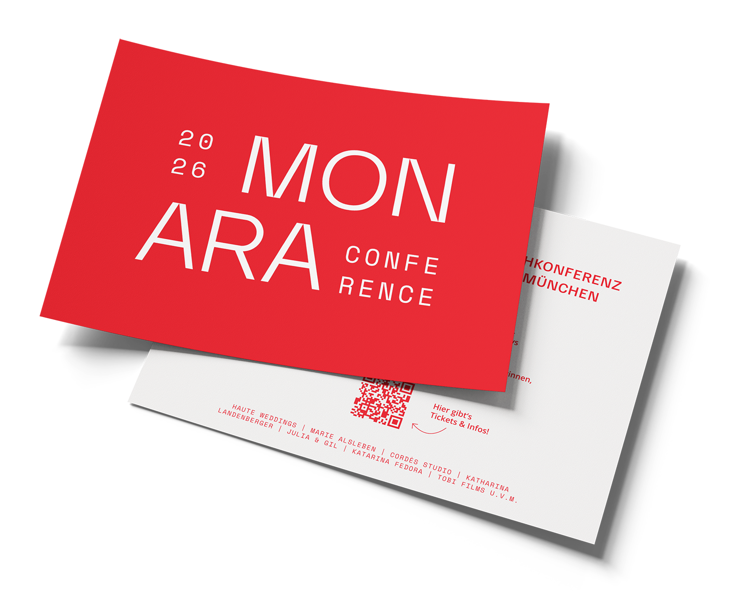 Monara Conference Print Flyer Branding