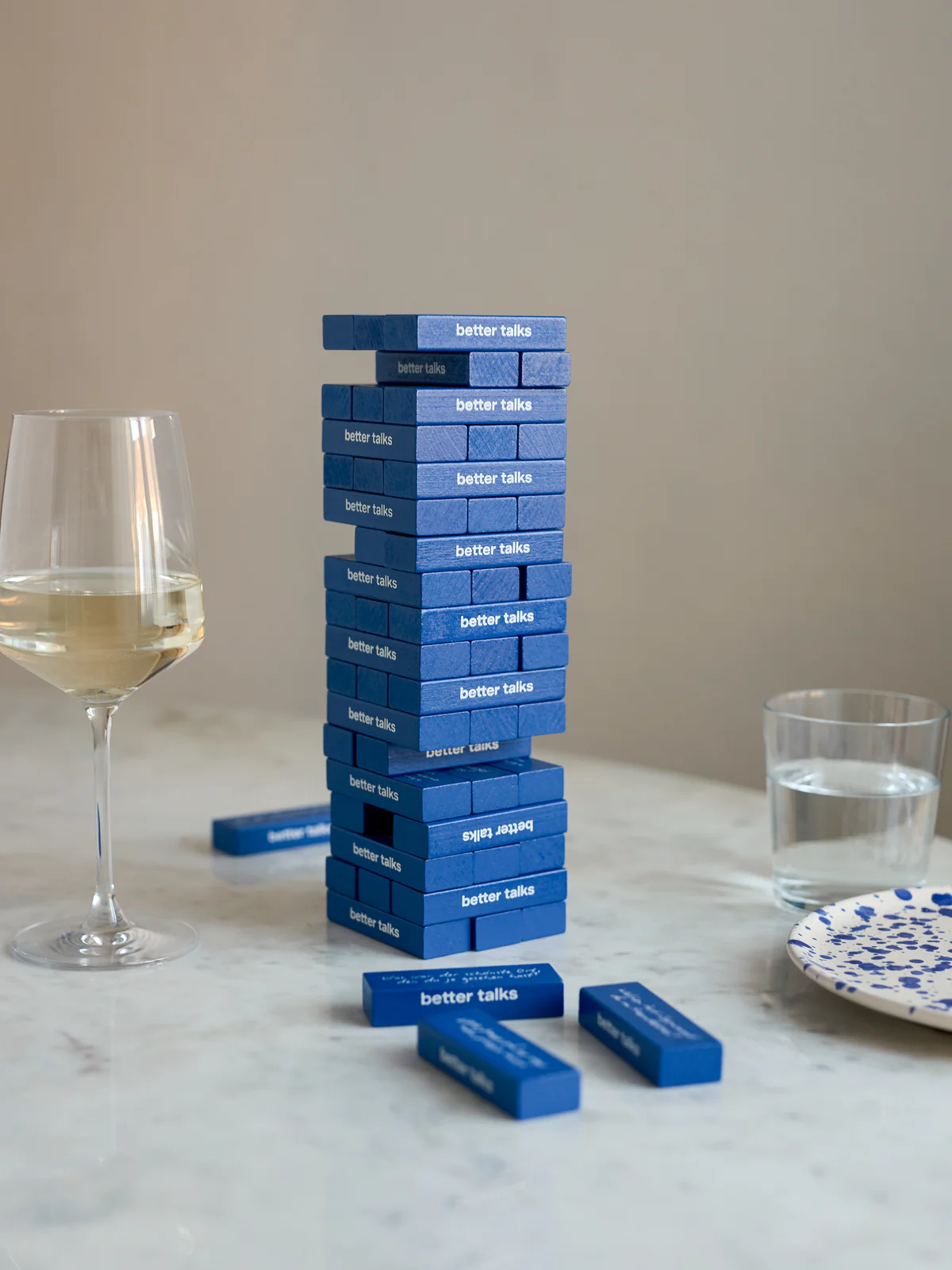 better talks Fragekarten Branding Jenga