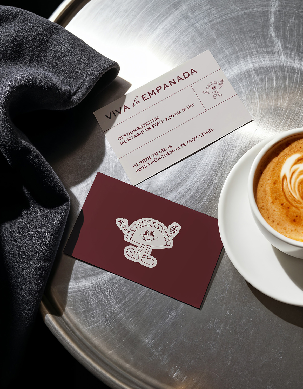 Viva la Empanada München Visitenkarten Design Branding